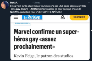 MeToo la diversité au cinéma marvel héros gay