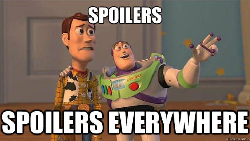 spoiler un film