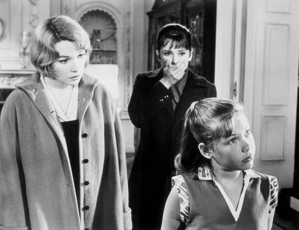 Shirley MacLaine Audrey Hepburn sur le tournage de La Rumeur