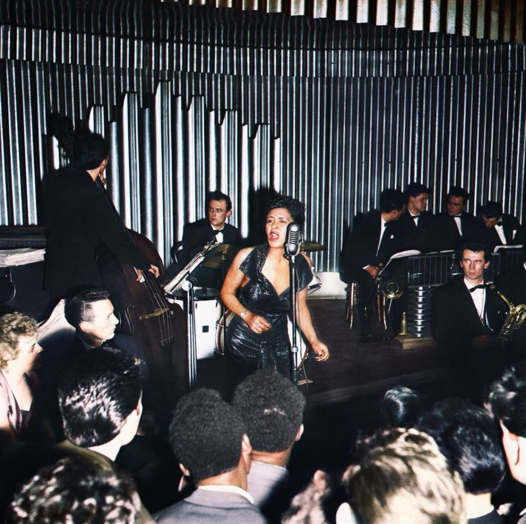 Billie Holiday qui chante