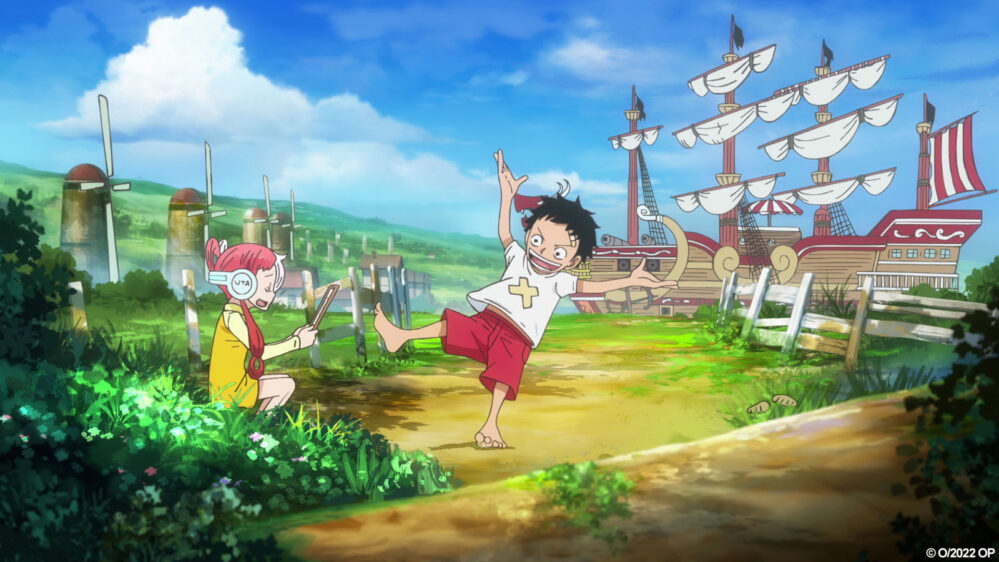 One piece red luffy