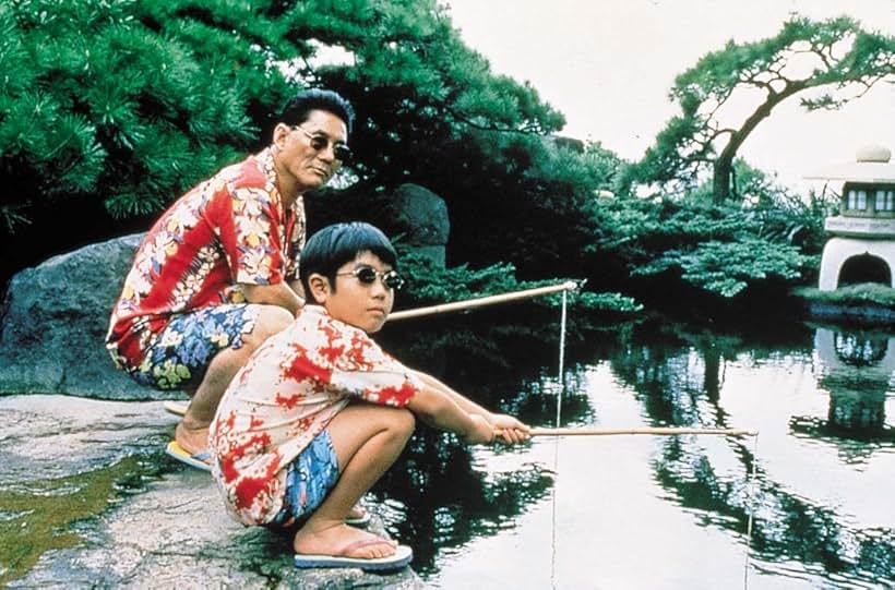 Kikujiro et Masao en train de pêcher, dans les 10 meilleurs road movies