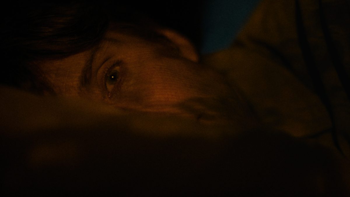 Image rapproché sur le regard perdu et triste de Cillian Murphy ici jouant le rôle de Bill Furlong